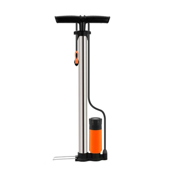 ΤΡΟΜΠΑ ΧΕΙΡΟΣ ΔΑΠΕΔΟΥ ΜΕ ΜΑΝΟΜΕΤΡΟ ΑΣΗΜΙ ΧΡΩΜΑ 62X13CM 1422-01